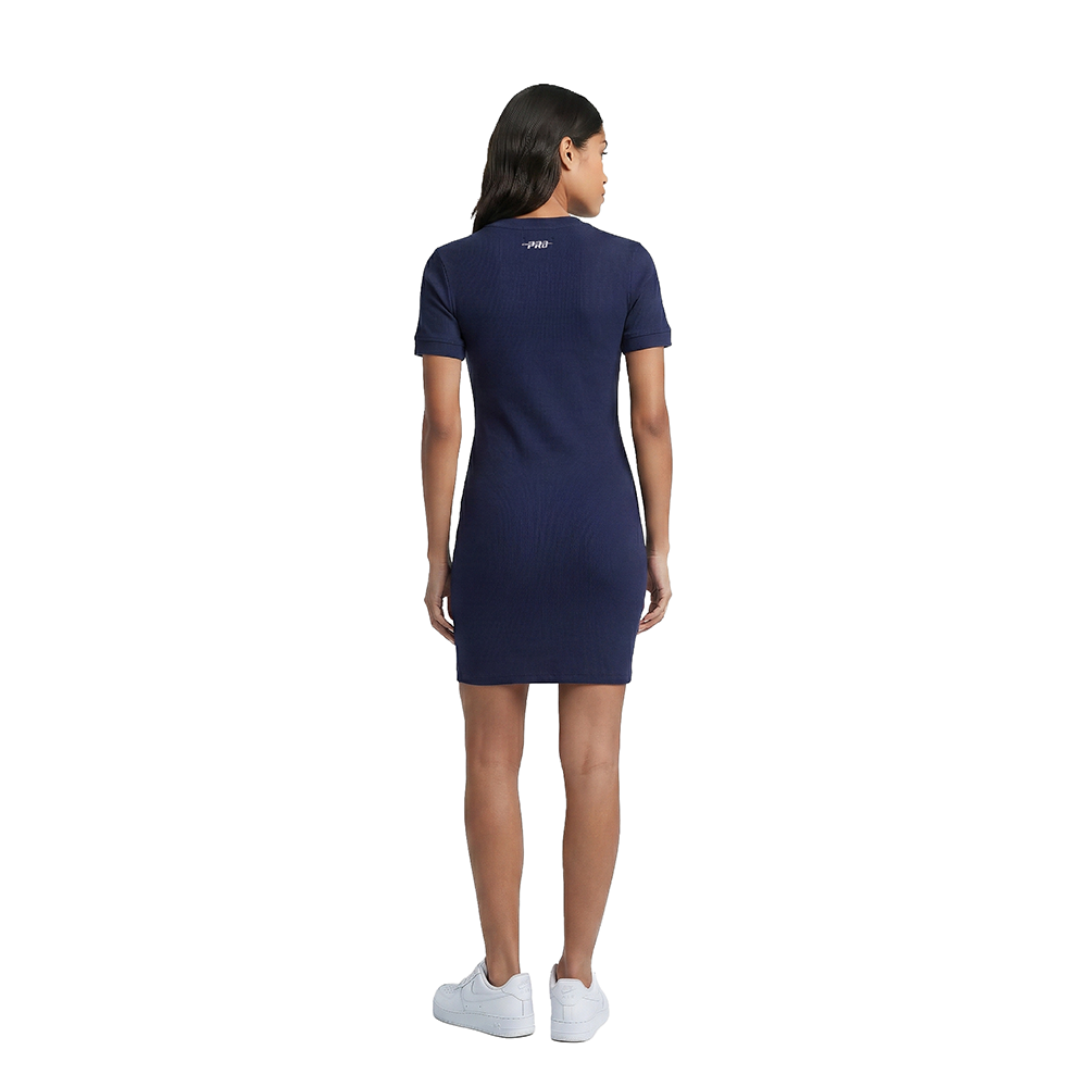 MLB DETROIT TIGERS  WOMEN'S BODY CON DRESS (MIDNIGHT NAVY)