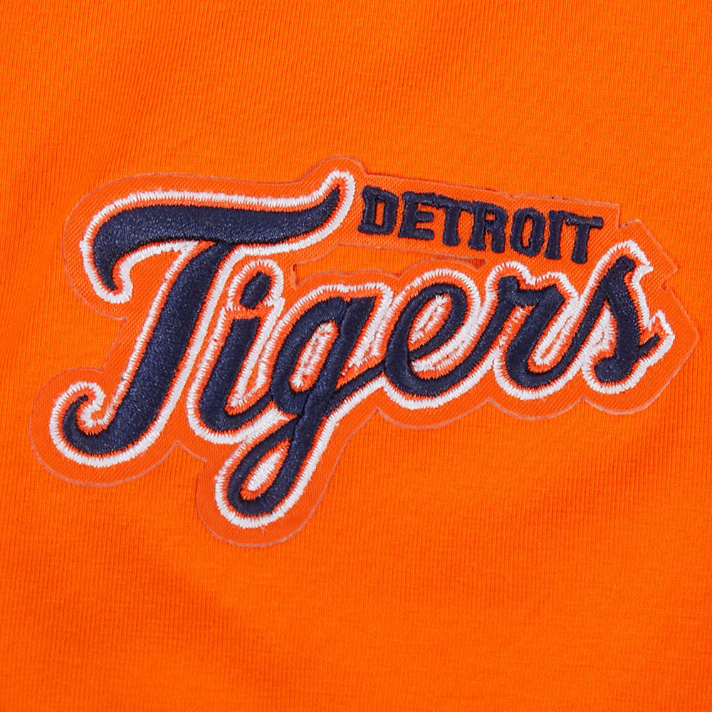 MLB DETROIT TIGERS CLASSIC CHENILLE ROBE MOULANTE POUR FEMME (ORANGE)
