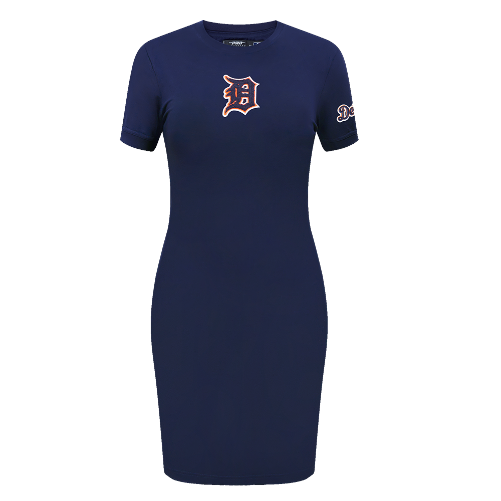 MLB DETROIT TIGERS CLASSIC ROBE MOULANTE POUR FEMME (MARINE MINUIT)