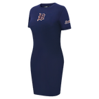 MLB DETROIT TIGERS CLASSIC ROBE MOULANTE POUR FEMME (MARINE MINUIT)