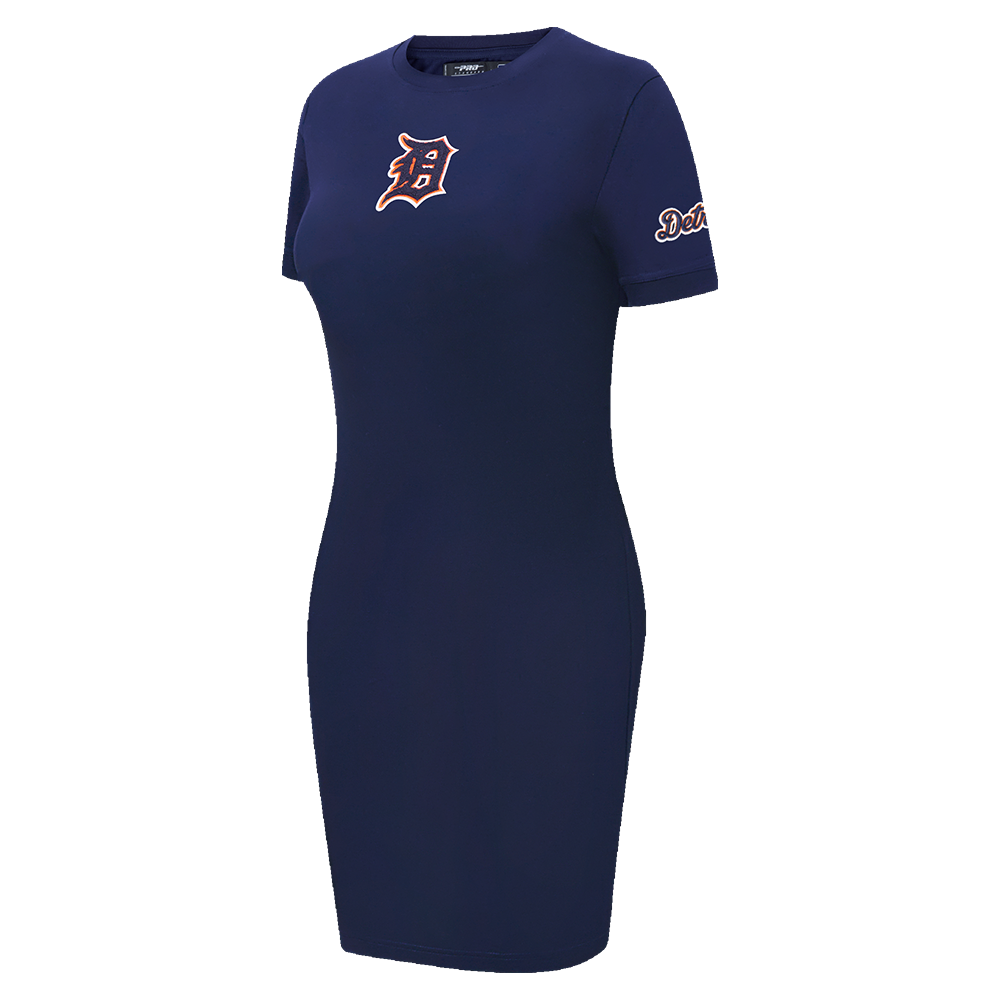 MLB DETROIT TIGERS CLASSIC ROBE MOULANTE POUR FEMME (MARINE MINUIT)