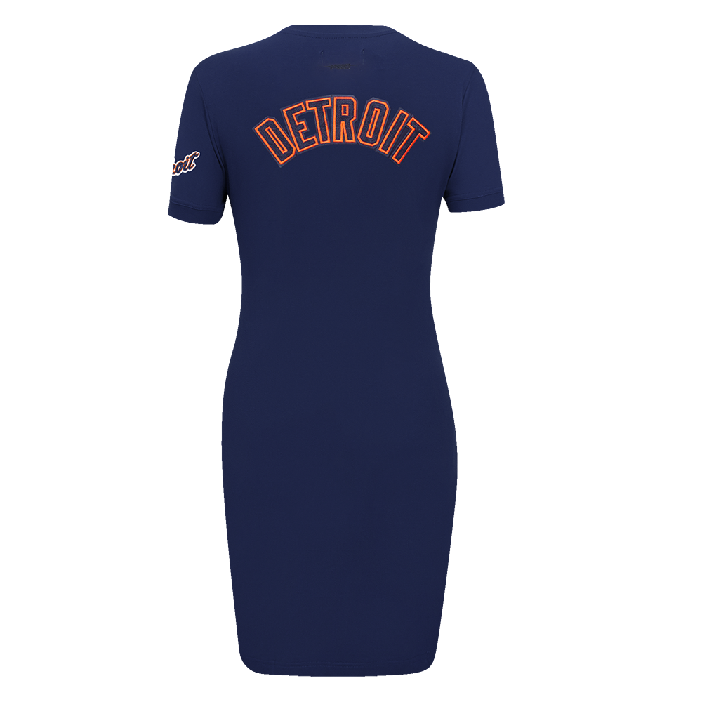 MLB DETROIT TIGERS CLASSIC ROBE MOULANTE POUR FEMME (MARINE MINUIT)