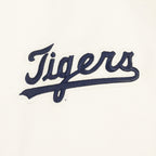 MLB DETROIT TIGERS RETRO CLASSIC CHANDAIL À CAPUCHON COURT EN MOLLETON CÔTELÉ POUR FEMME (COQUILLE D'ŒUF/MARINE MINUIT)