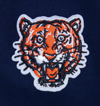 MLB DETROIT TIGERS RETRO CLASSIC CHANDAIL À CAPUCHON COURT CÔTELÉ POUR FEMME (MARINE MINUIT/ORANGE/MINUIT)