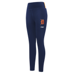MLB DETROIT TIGERS CLASSIC CHENILLE LEGGING EN JERSEY ÉPAIS POUR FEMME (MARINE MINUIT)