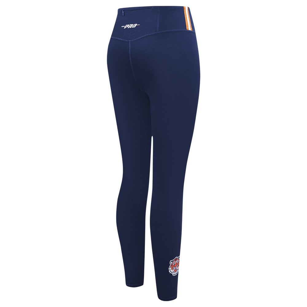 MLB DETROIT TIGERS CLASSIC CHENILLE LEGGING EN JERSEY ÉPAIS POUR FEMME (MARINE MINUIT)