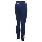 MLB DETROIT TIGERS CLASSIC CHENILLE LEGGING EN JERSEY ÉPAIS POUR FEMME (MARINE MINUIT)