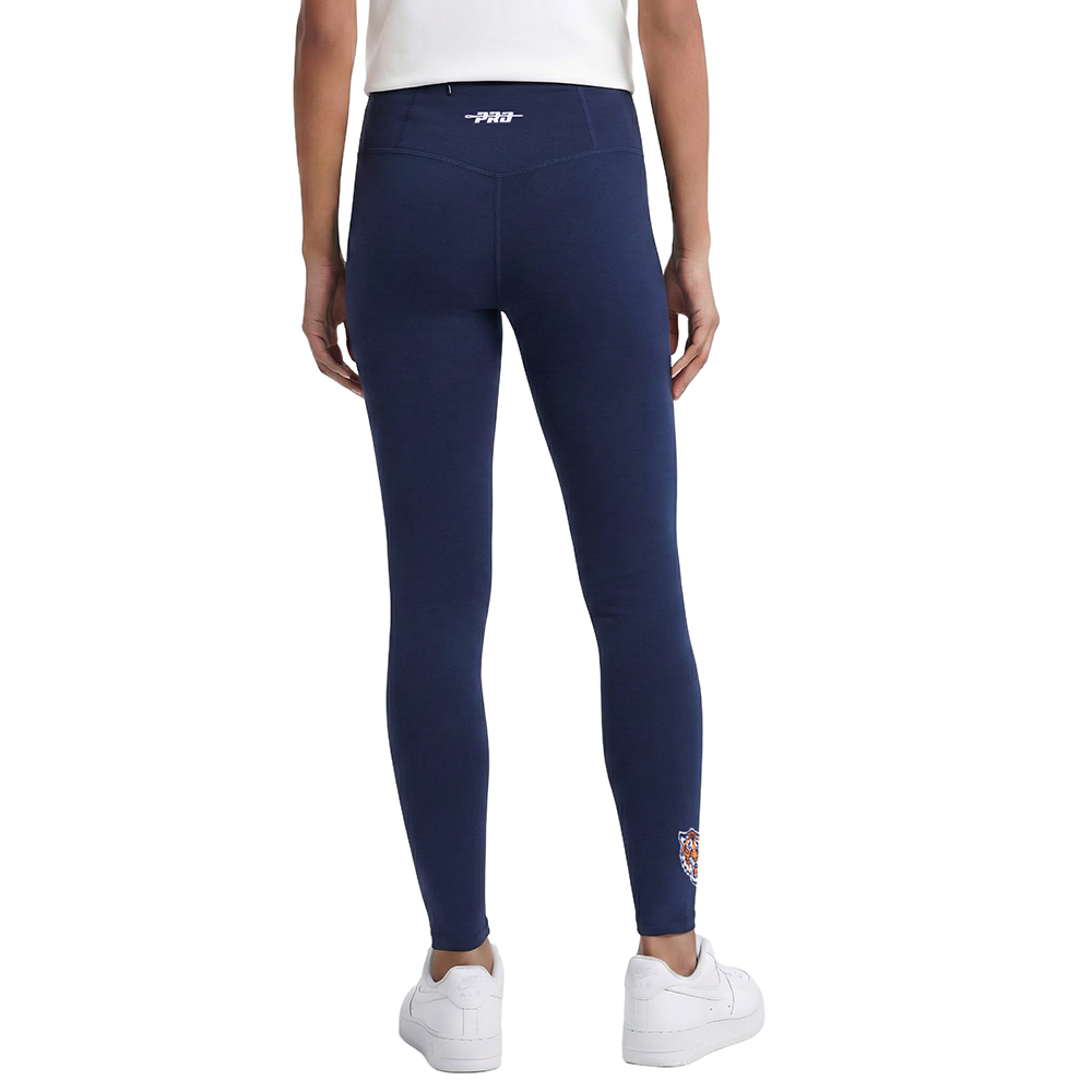 MLB DETROIT TIGERS CLASSIC CHENILLE LEGGING EN JERSEY ÉPAIS POUR FEMME (MARINE MINUIT)