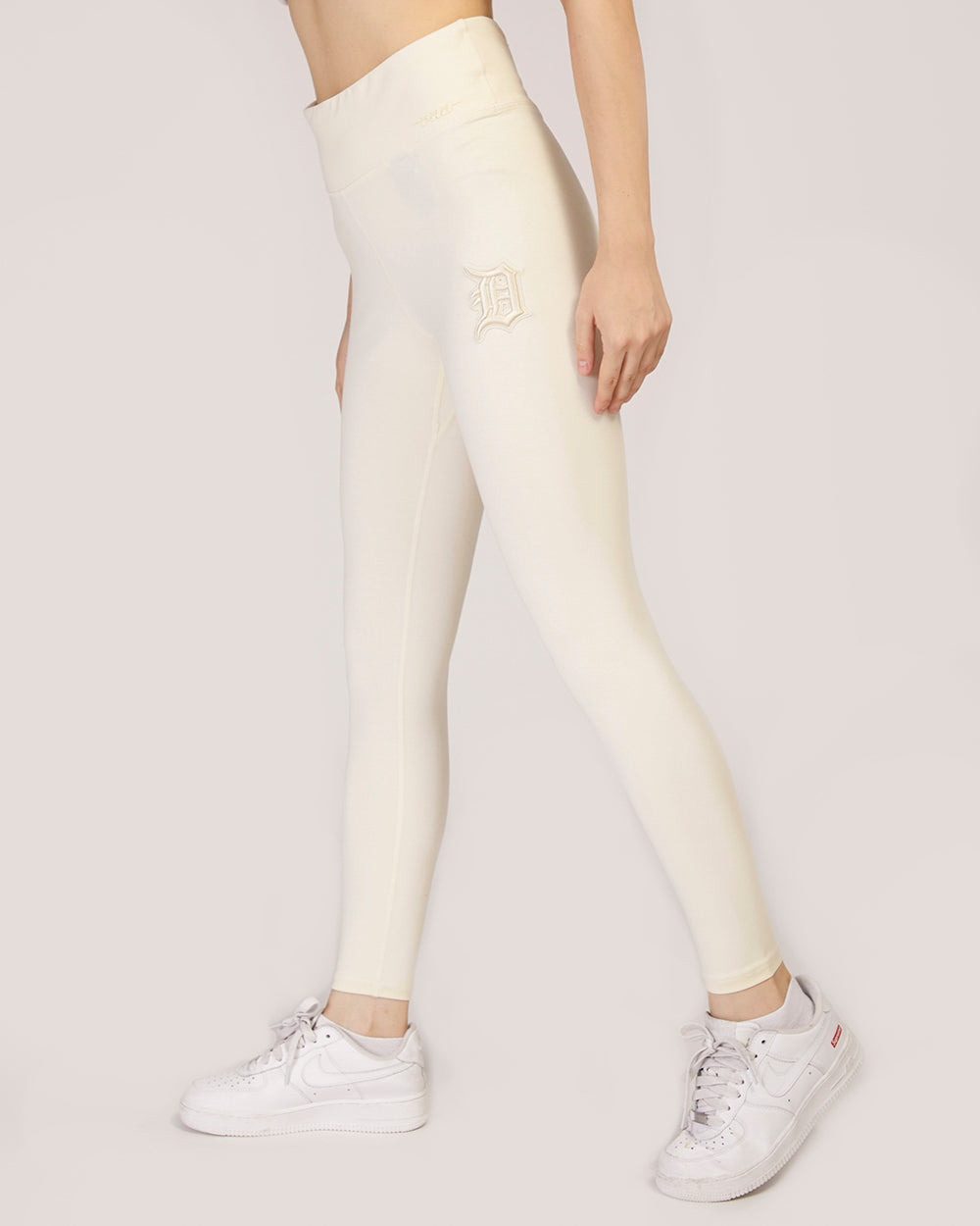 MLB DETROIT TIGERS NEUTRAL WOMEN'S JERSEY LEGGING (EGGSHELL)