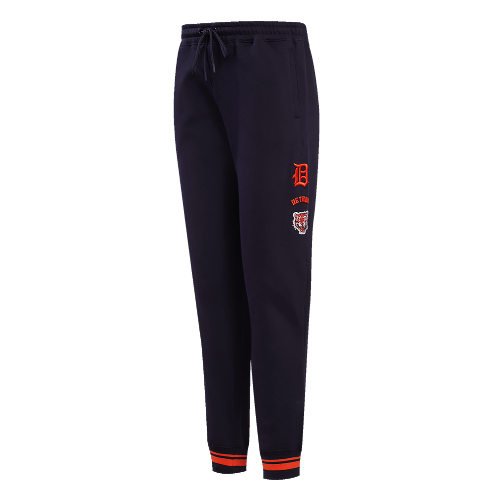 MLB DETROIT TIGERS RETRO CLASSIC WOMEN'S RIB SWEATPANT (MIDNIGHT NAVY/ORANGE/ MIDNIGHT)