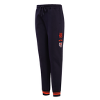 MLB DETROIT TIGERS RETRO CLASSIC WOMEN'S RIB SWEATPANT (MIDNIGHT NAVY/ORANGE/ MIDNIGHT)