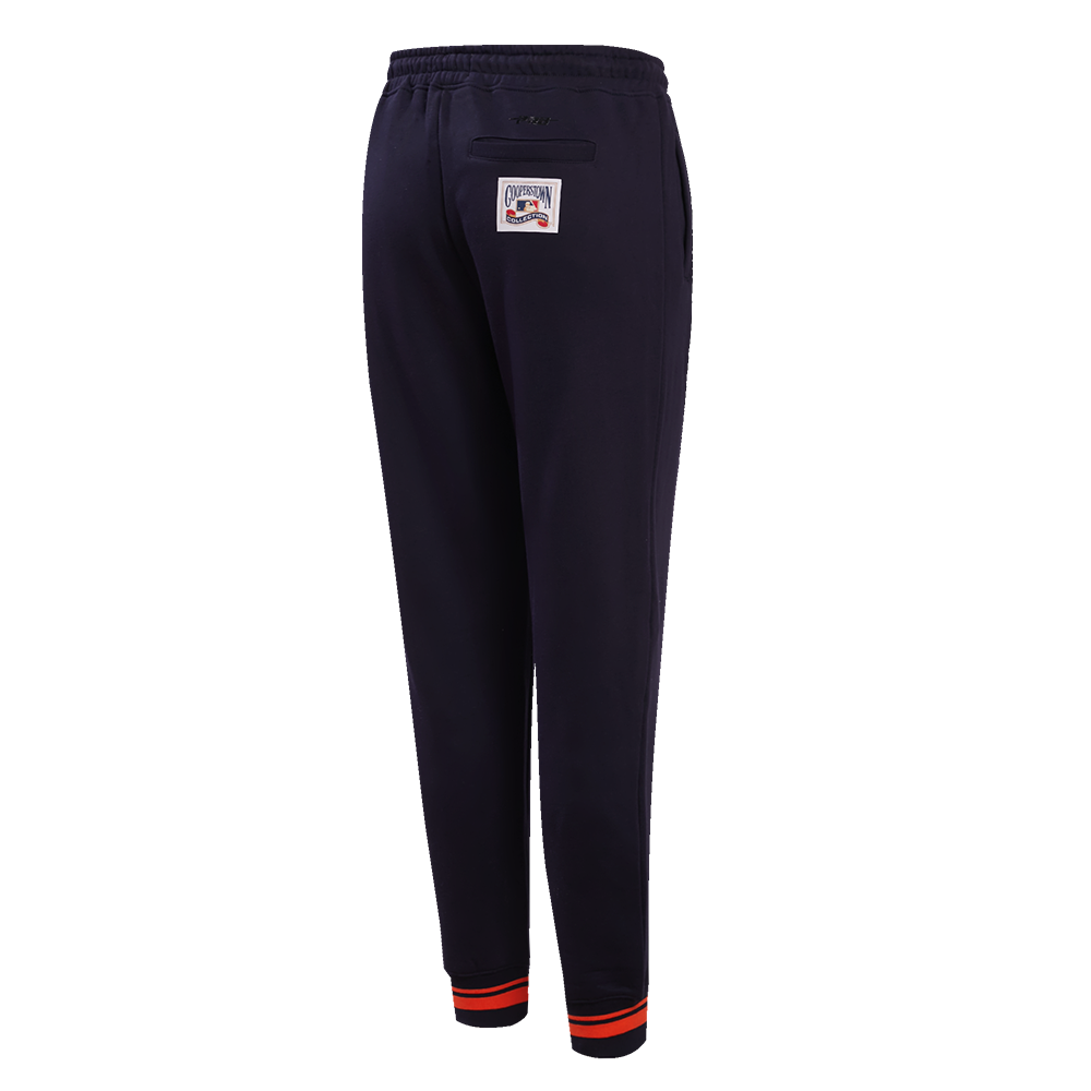 MLB DETROIT TIGERS RETRO CLASSIC WOMEN'S RIB SWEATPANT (MIDNIGHT NAVY/ORANGE/ MIDNIGHT)