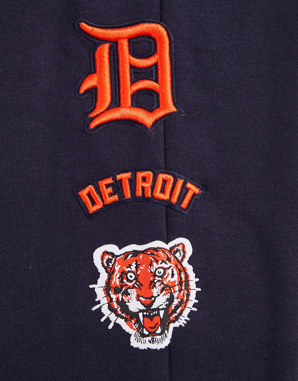 MLB DETROIT TIGERS RETRO CLASSIC WOMEN'S RIB SWEATPANT (MIDNIGHT NAVY/ORANGE/ MIDNIGHT)