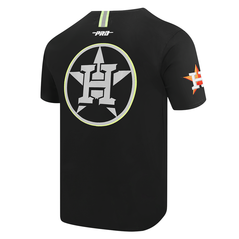 MLB HOUSTON ASTROS UNDER THE LIGHTS HAUT EN JERSEY SIMPLE POUR HOMME (NOIR)