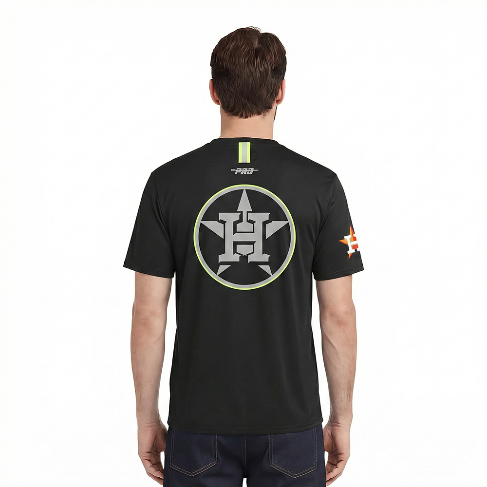 MLB HOUSTON ASTROS UNDER THE LIGHTS HAUT EN JERSEY SIMPLE POUR HOMME (NOIR)