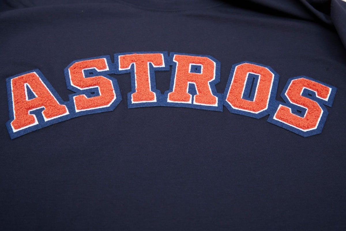 MLB HOUSTON ASTROS CLASSIC CHENILLE HAUT POUR HOMME (MARINE MINUIT)
