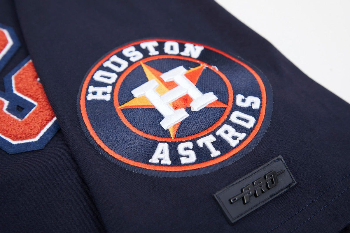 MLB HOUSTON ASTROS CLASSIC CHENILLE HAUT POUR HOMME (MARINE MINUIT)
