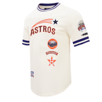 MLB HOUSTON ASTROS RETRO CLASSICS HAUT POUR HOMME (COQUILLE D'ŒUF/MARINE MINUIT)