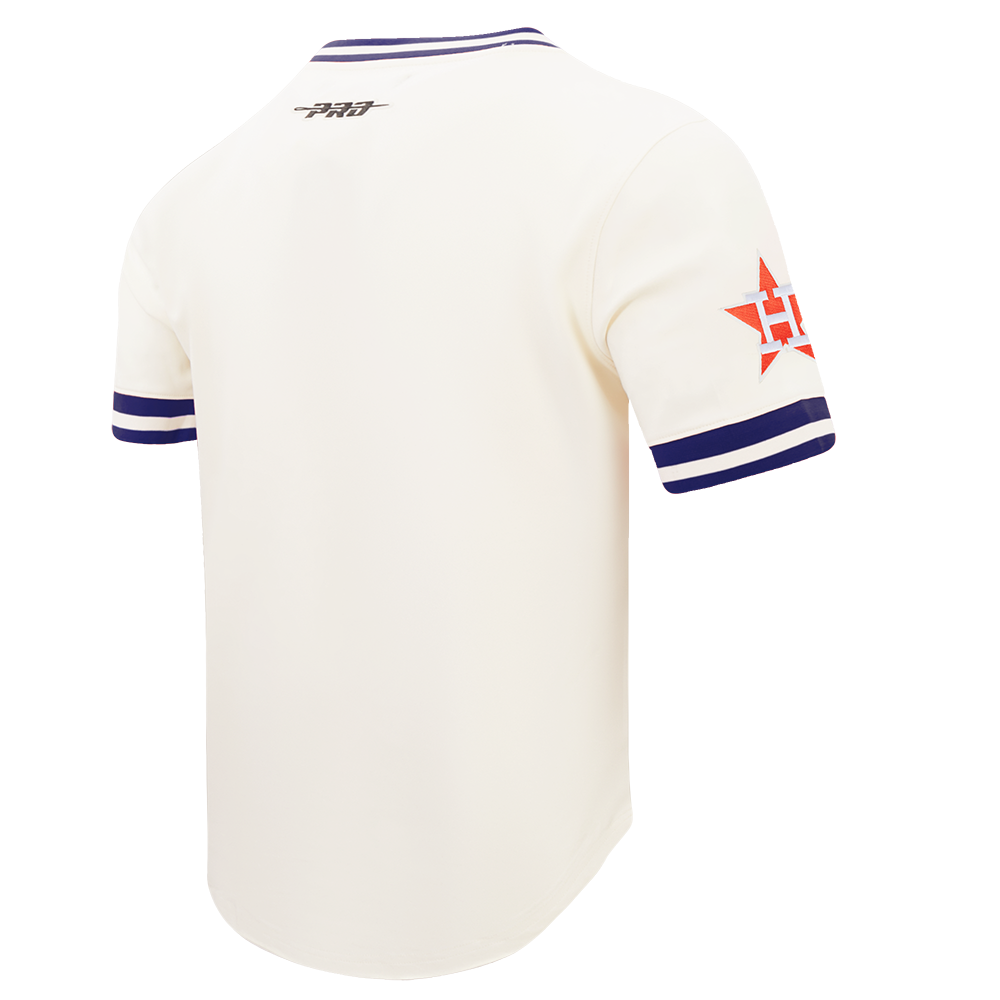MLB HOUSTON ASTROS RETRO CLASSICS HAUT POUR HOMME (COQUILLE D'ŒUF/MARINE MINUIT)
