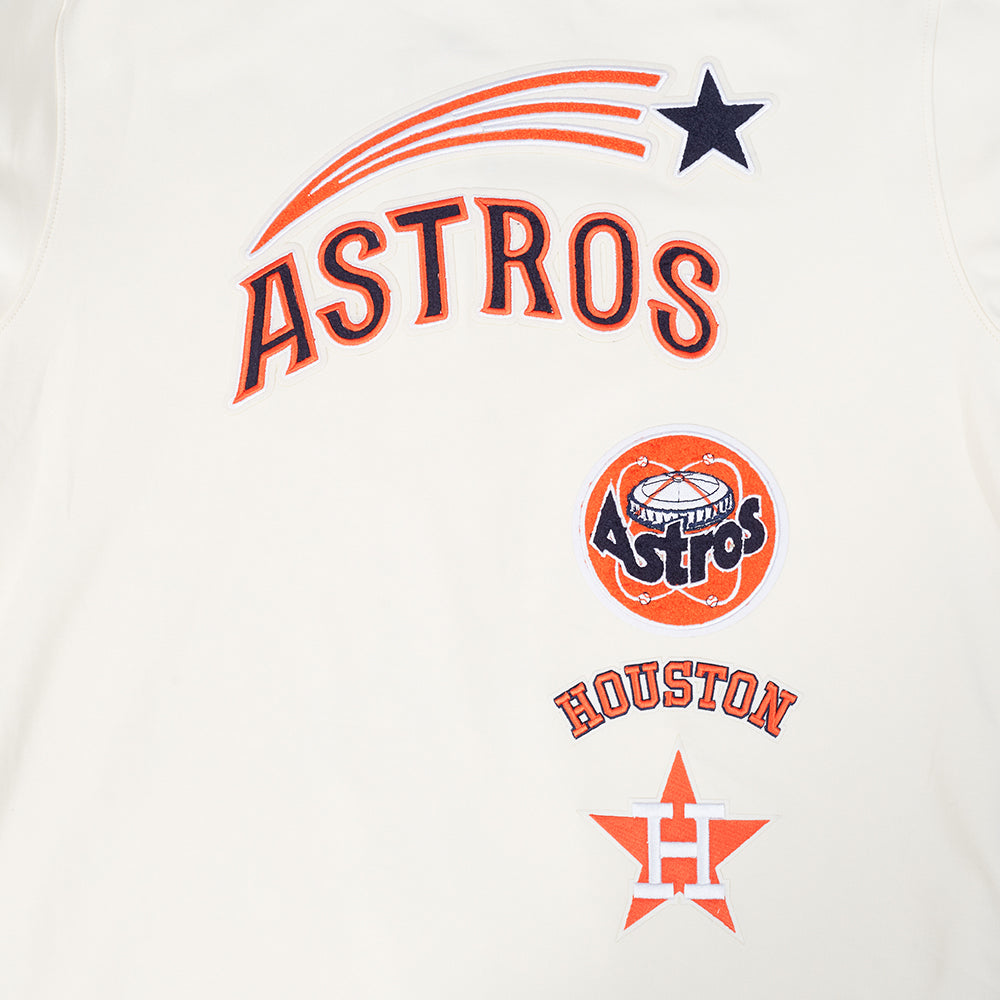 MLB HOUSTON ASTROS RETRO CLASSICS HAUT POUR HOMME (COQUILLE D'ŒUF/MARINE MINUIT)