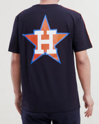 MLB HOUSTON ASTROS RETRO LOGO PRO TEAM MEN'S TAPING TOP (MIDNIGHT / ORANGE)