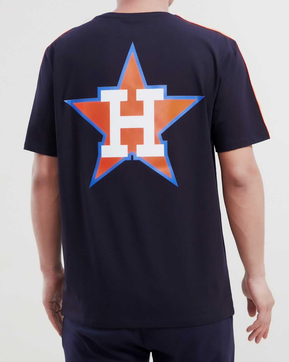 MLB HOUSTON ASTROS RETRO LOGO PRO TEAM MEN'S TAPING TOP (MIDNIGHT / ORANGE)