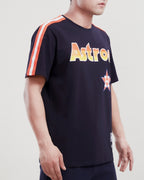 MLB HOUSTON ASTROS RETRO LOGO PRO TEAM MEN'S TAPING TOP (MIDNIGHT / ORANGE)