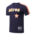 MLB HOUSTON ASTROS RETRO LOGO PRO TEAM MEN'S TAPING TOP (MIDNIGHT / ORANGE)
