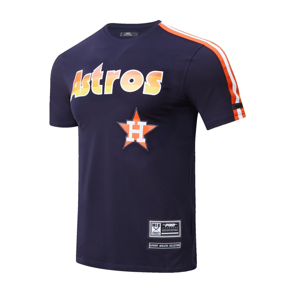 MLB HOUSTON ASTROS RETRO LOGO PRO TEAM MEN'S TAPING TOP (MIDNIGHT / ORANGE)
