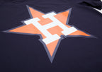 MLB HOUSTON ASTROS RETRO LOGO PRO TEAM MEN'S TAPING TOP (MIDNIGHT / ORANGE)