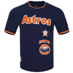 MLB HOUSTON ASTROS RETRO CLASSIC HAUT POUR HOMME (MARINE MINUIT/ORANGE/MARINE MINUIT)