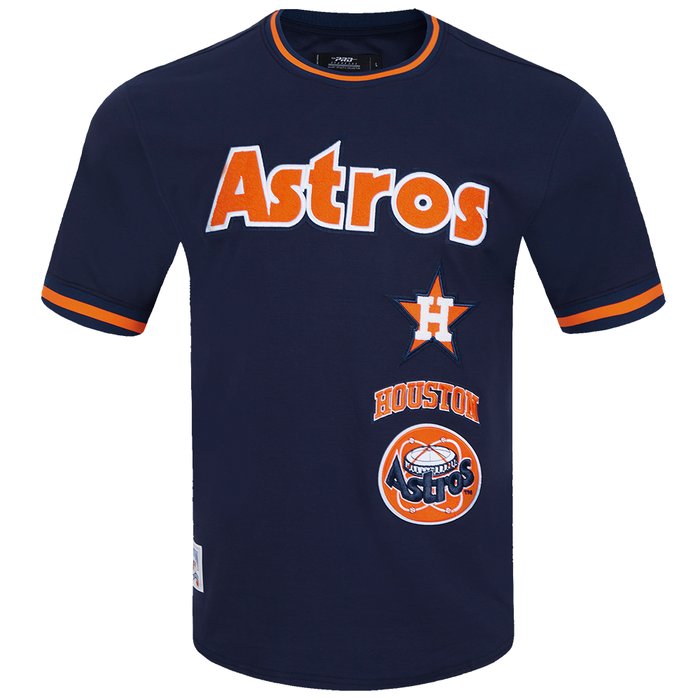 MLB HOUSTON ASTROS RETRO CLASSIC HAUT POUR HOMME (MARINE MINUIT/ORANGE/MARINE MINUIT)