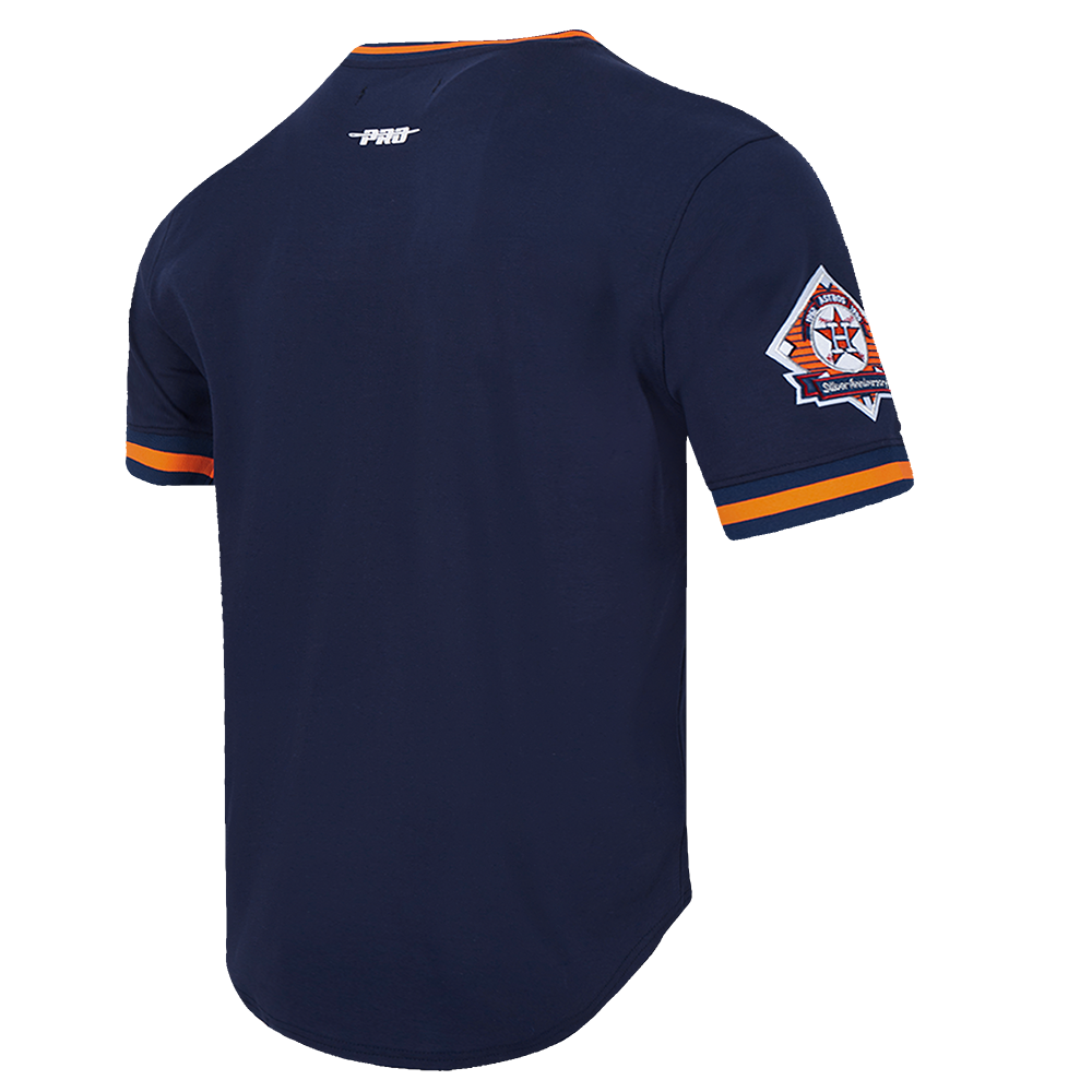 MLB HOUSTON ASTROS RETRO CLASSIC HAUT POUR HOMME (MARINE MINUIT/ORANGE/MARINE MINUIT)