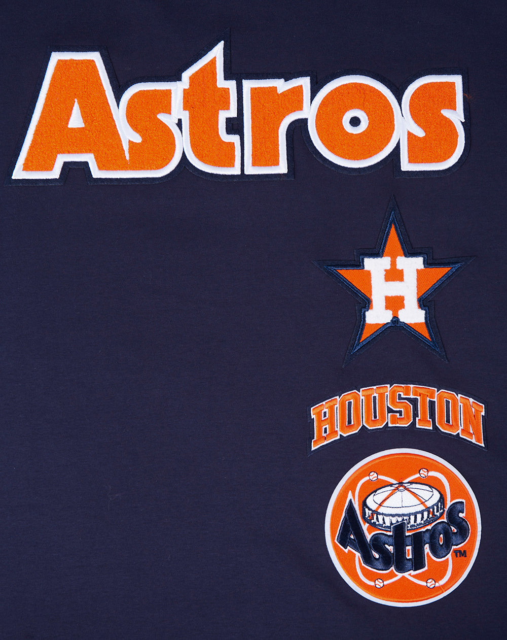 MLB HOUSTON ASTROS RETRO CLASSIC HAUT POUR HOMME (MARINE MINUIT/ORANGE/MARINE MINUIT)