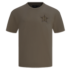 MLB HOUSTON ASTROS NEUTRAL MEN'S  CJ DROP SHOULDER TOP (DARK TAUPE)
