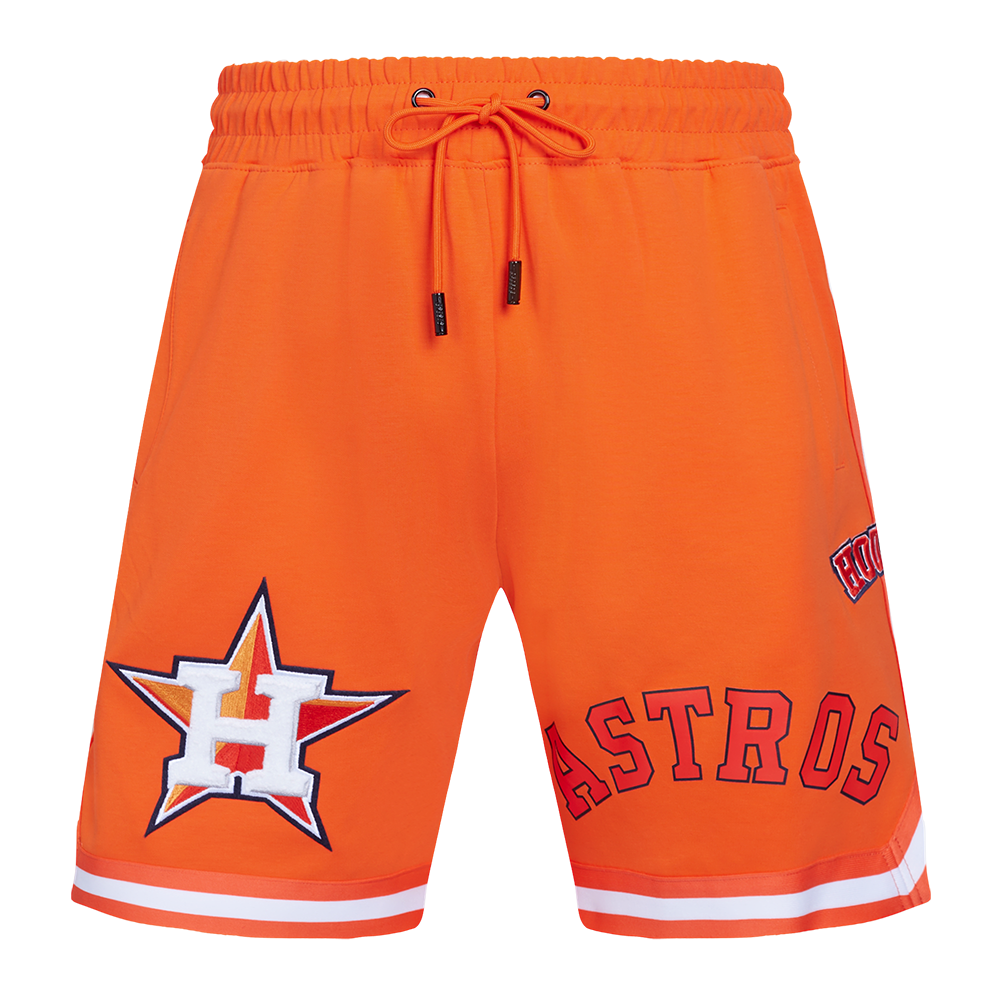 MLB HOUSTON ASTROS CLASSIC CHENILLE MEN'S SHORT (ORANGE)