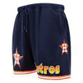 MLB HOUSTON ASTROS RETRO MEN'S MESH SHORT (MIDNIGHT NAVY / ORANGE)
