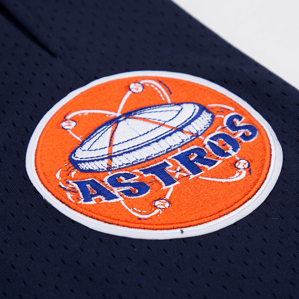 MLB HOUSTON ASTROS RETRO MEN'S MESH SHORT (MIDNIGHT NAVY / ORANGE)