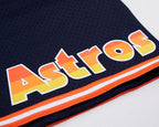 MLB HOUSTON ASTROS RETRO MEN'S MESH SHORT (MIDNIGHT NAVY / ORANGE)