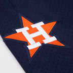 MLB HOUSTON ASTROS RETRO MEN'S MESH SHORT (MIDNIGHT NAVY / ORANGE)