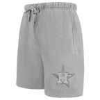 MLB HOUSTON ASTROS NEUTRAL SHORT EN MOLLETON POUR HOMME (GRIS CHINÉ FONCÉ)