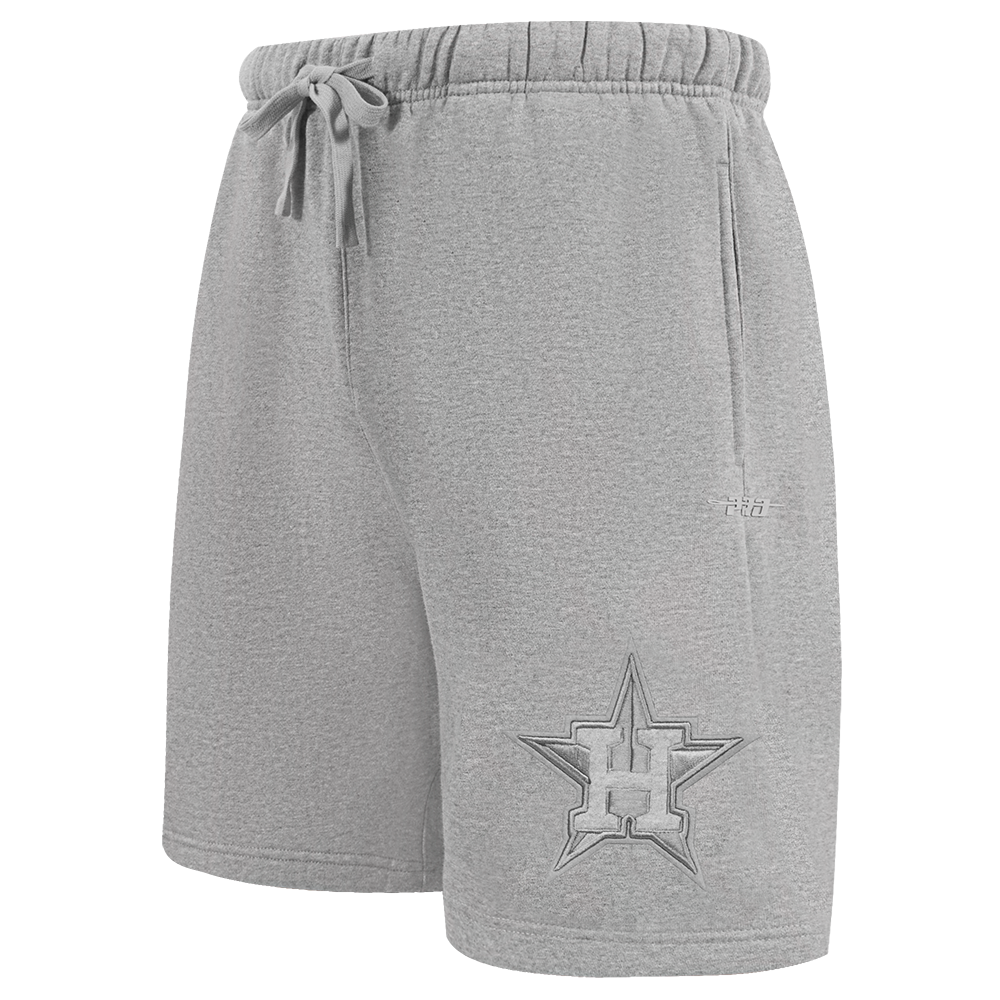 MLB HOUSTON ASTROS NEUTRAL SHORT EN MOLLETON POUR HOMME (GRIS CHINÉ FONCÉ)