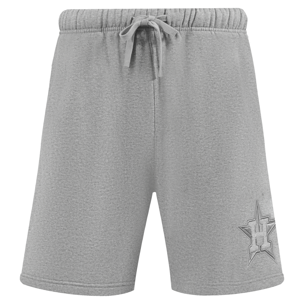 MLB HOUSTON ASTROS NEUTRAL SHORT EN MOLLETON POUR HOMME (GRIS CHINÉ FONCÉ)