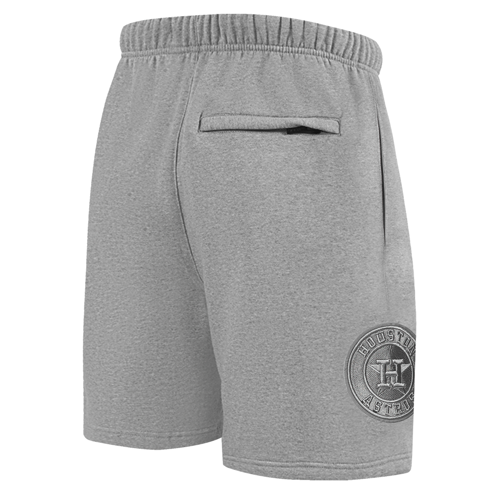 MLB HOUSTON ASTROS NEUTRAL SHORT EN MOLLETON POUR HOMME (GRIS CHINÉ FONCÉ)