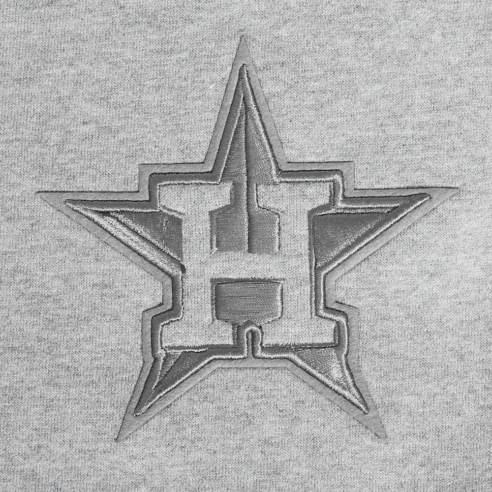 MLB HOUSTON ASTROS NEUTRAL SHORT EN MOLLETON POUR HOMME (GRIS CHINÉ FONCÉ)