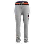 MLB HOUSTON ASTROS SCRIPT TAIL PANTALON OUATÉ EN MOLLETON CÔTELÉ POUR HOMME (GRIS CHINÉ/MARINE MINUIT/ORANGE)
