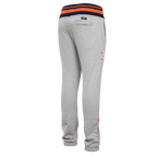 MLB HOUSTON ASTROS SCRIPT TAIL PANTALON OUATÉ EN MOLLETON CÔTELÉ POUR HOMME (GRIS CHINÉ/MARINE MINUIT/ORANGE)