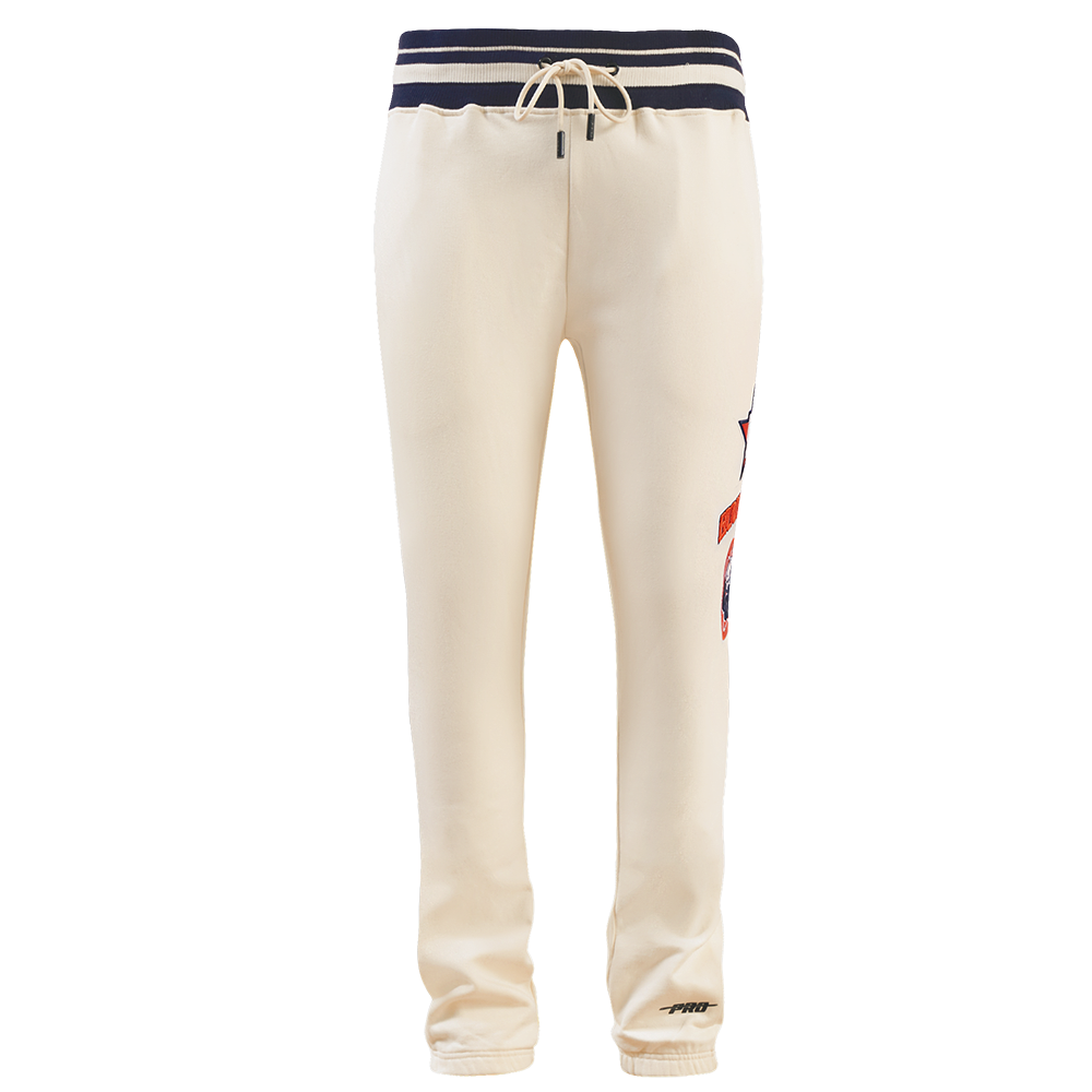 MLB HOUSTON ASTROS RETRO CLASSIC MEN'S SWEATPANT (EGGSHELL/ MIDNIGHT NAVY)