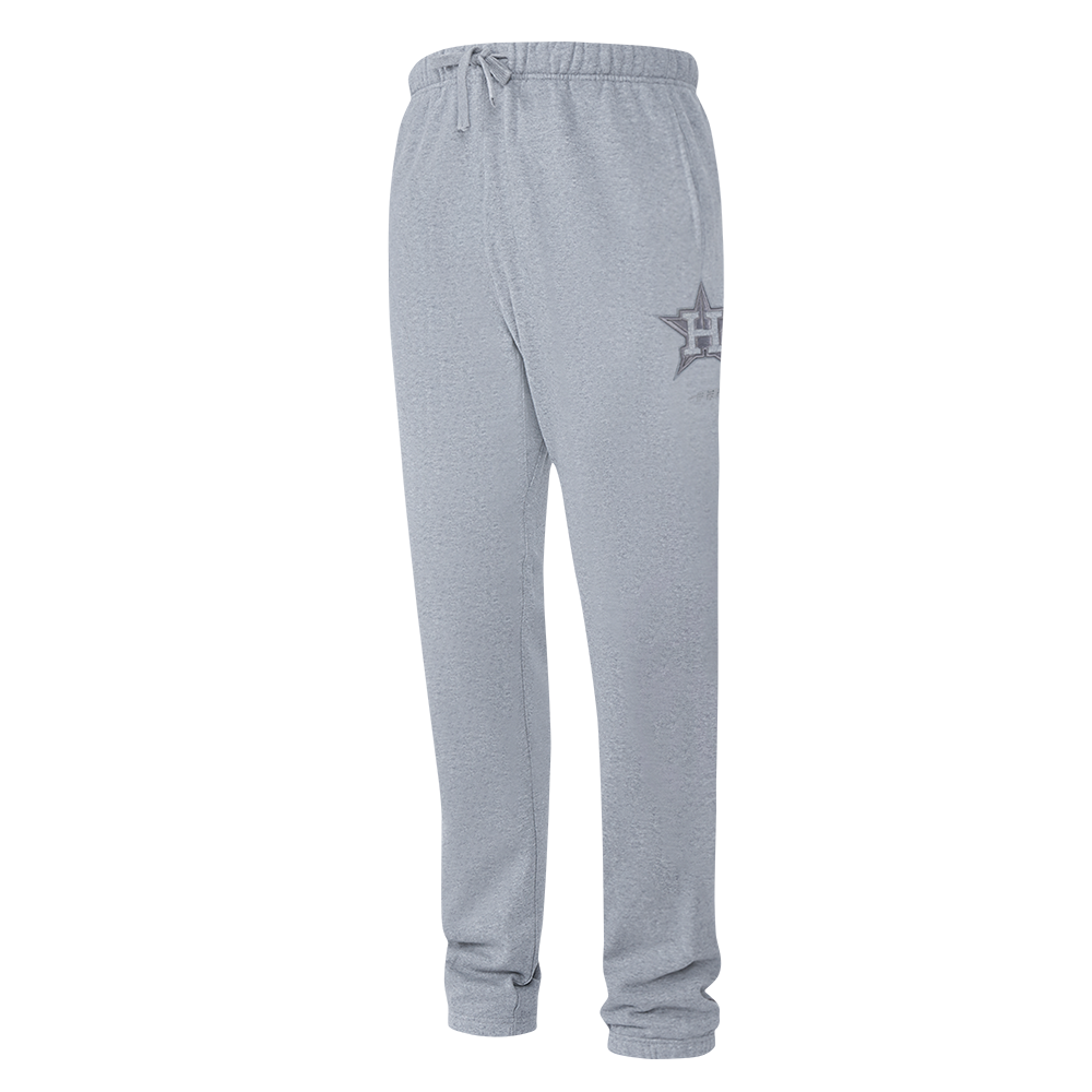 MLB HOUSTON ASTROS NEUTRAL MEN'S  FLC SWEATPANT (DARK HEATHER GRAY)