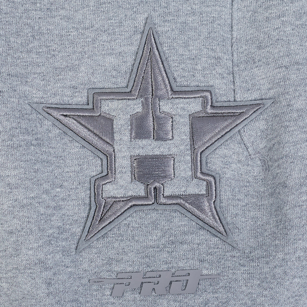 MLB HOUSTON ASTROS NEUTRAL MEN'S  FLC SWEATPANT (DARK HEATHER GRAY)